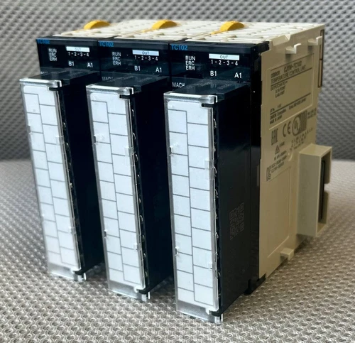 Qty 3 - Omron PLC Digital Temperature Control Unit - Model: CJ1W-TC102 - NEW