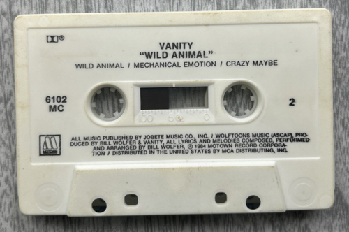 VANITY "Wild Animal" Cassette Tape 1984 Motown – 6102MC - Picture 5 of 6