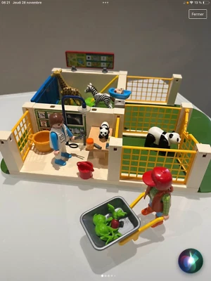 Set Playmobil 4009 Super Set Clinique vétérinaire du Zoo boite complète - Photo 1/4