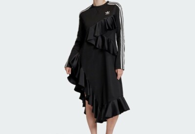 Adidas Originals Women's Black J koo 3-Stripes Fasion Dress Size
