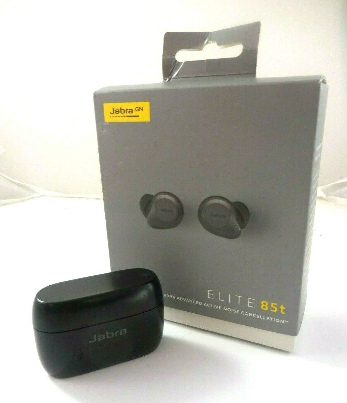 Jabra Elite 85T Wireless In-Ear Headset REPLACEMENT Charging Case Titanium  Black