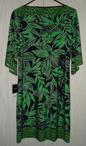 K Studio Dress, Women's Size 6, Navy Blue & Green, Shift NWT - Picture 5 of 7