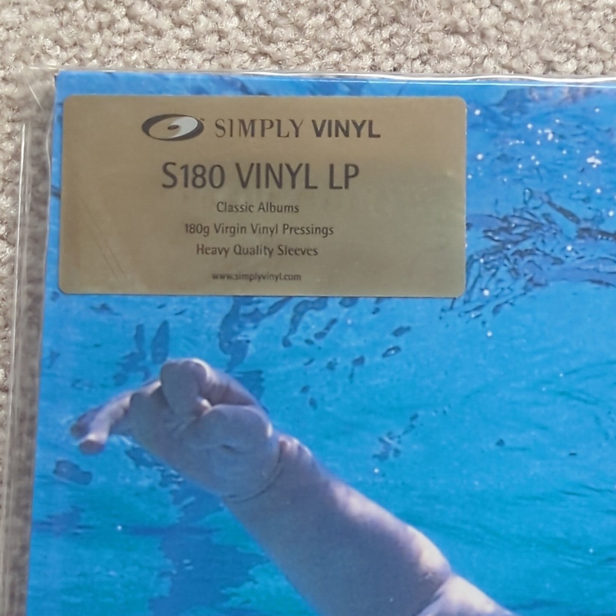 NIRVANA - Nevermind. LP 180g Record. Simply Vinyl UK - New