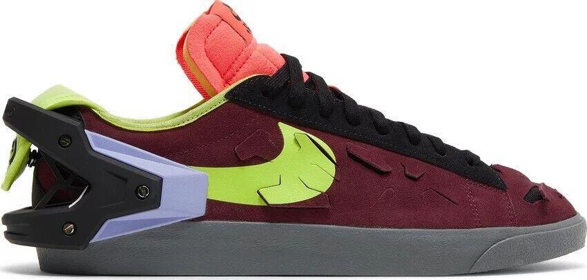 Size 11.5 - Nike Acronym x Blazer Low Night Maroon | eBay