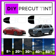 DIY PreCut Nano Carbon Window Tint Kit 08-24 Fits Toyota Venza FRONT TWO Doors