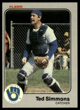 1983 Fleer #45 Ted Simmons
