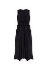 Ulla Johnson Women's Evita Sleeveless Asymmetric Black Maxi Dress Size 8