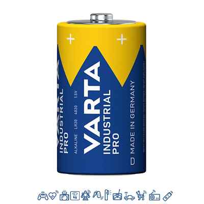 5 x Varta Industrial Pro Mono D 1,5V LR20 MN1300 Alkaline 4020 lose / bulk