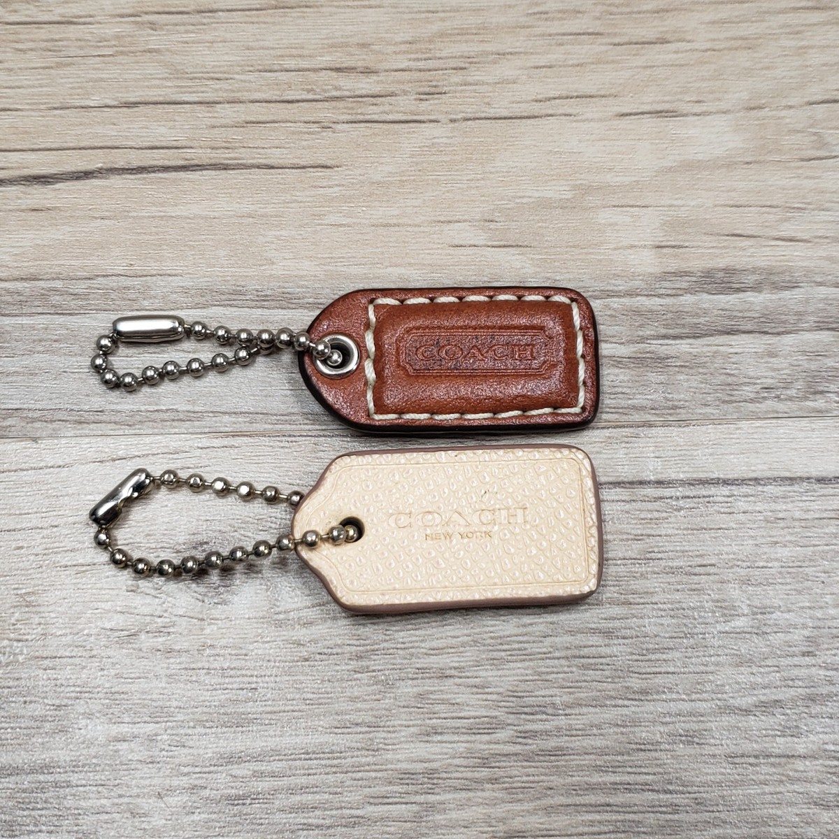 Coach Small Brown & Pink Leather Replacement Purse Handbag Hang