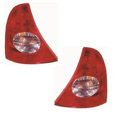 For Renault Clio Mk2 Hatchback 4/2001-2005 Rear Tail Lights Lamps Pair OS NS