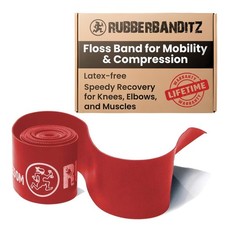 Rubberbanditz Floss Band for Mobility  Compression Red