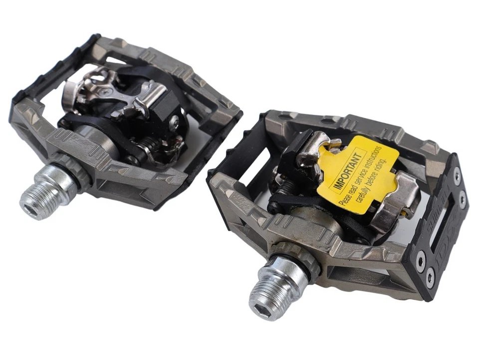 Vintage Shimano DX PD-M646 SPD Clipless Pedals w/Cleats Gravel BMX DH MTB Racing - Image 2 of 4