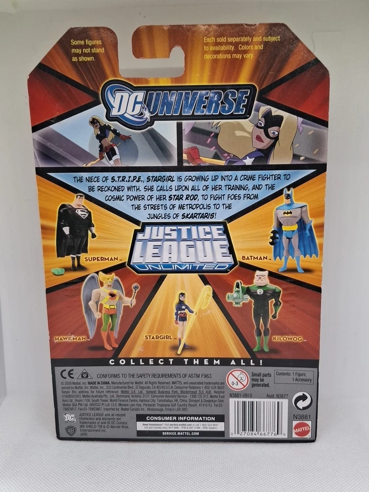 STARGIRL DC UNIVERSE LIGA DE LA JUSTICIA COLECCIÓN ILIMITADA DE FANS ¡RARO! Nuevo en caja Foto 2 de 4