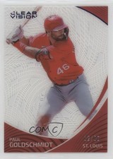 2022 Panini Chronicles Clear Vision Blue 12/50 Paul Goldschmidt #7 0j4n
