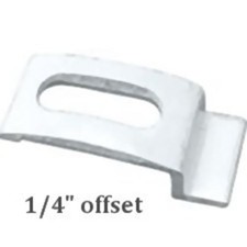 Aluminum Storm Door Clips With Screws- 8 Pieces