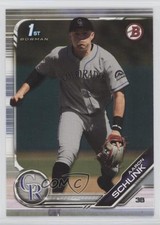 2019 Bowman Draft Aaron Schunk #BD-129 jn1
