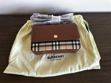 AUTHENTIC Burberry Vintage Check and Leather Note Bag Mini Archive Beige/Tan