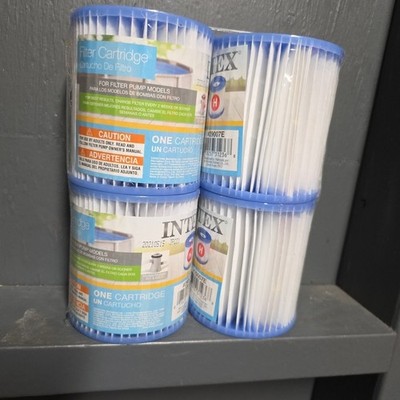 4 Pool Filters Intex Easy Set Cartridge Replacement Type H #29007E