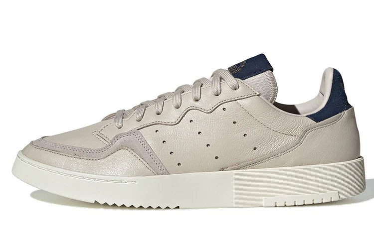 adidas gazelle silver green womens ADIDAS Size 10 White Cream Textured Leather Perforated Supercourt RX S   Sui Generis Designer Consignment