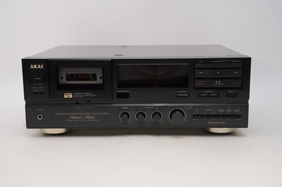 Akai GX-75 MK II Tapedeck Kassettenspieler HiFi Schwarz Vintage