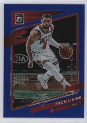2021-22 Panini Donruss Optic Blue Prizm 8/59 Zach LaVine #105 1u6