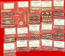 Cadillac Late 63 390 1964-67 429 Engine Bolts Kit Stainless Steel Hex Screw Set