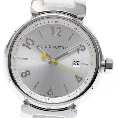 LOUIS VUITTON Tambour Date Quartz Herrenuhr