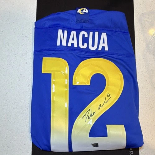 Los Angeles Rams Nacua Autographed Jersey Fanatics Authentic NFL Original Signed