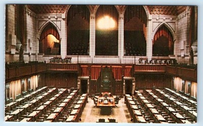 House of Commons Chamber - CANADA Postcard