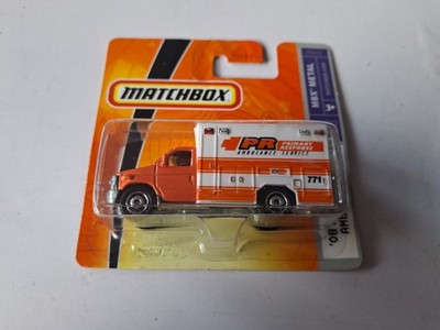 Matchbox Superfast Ford E-350 Ambulance weiss/orange OVP