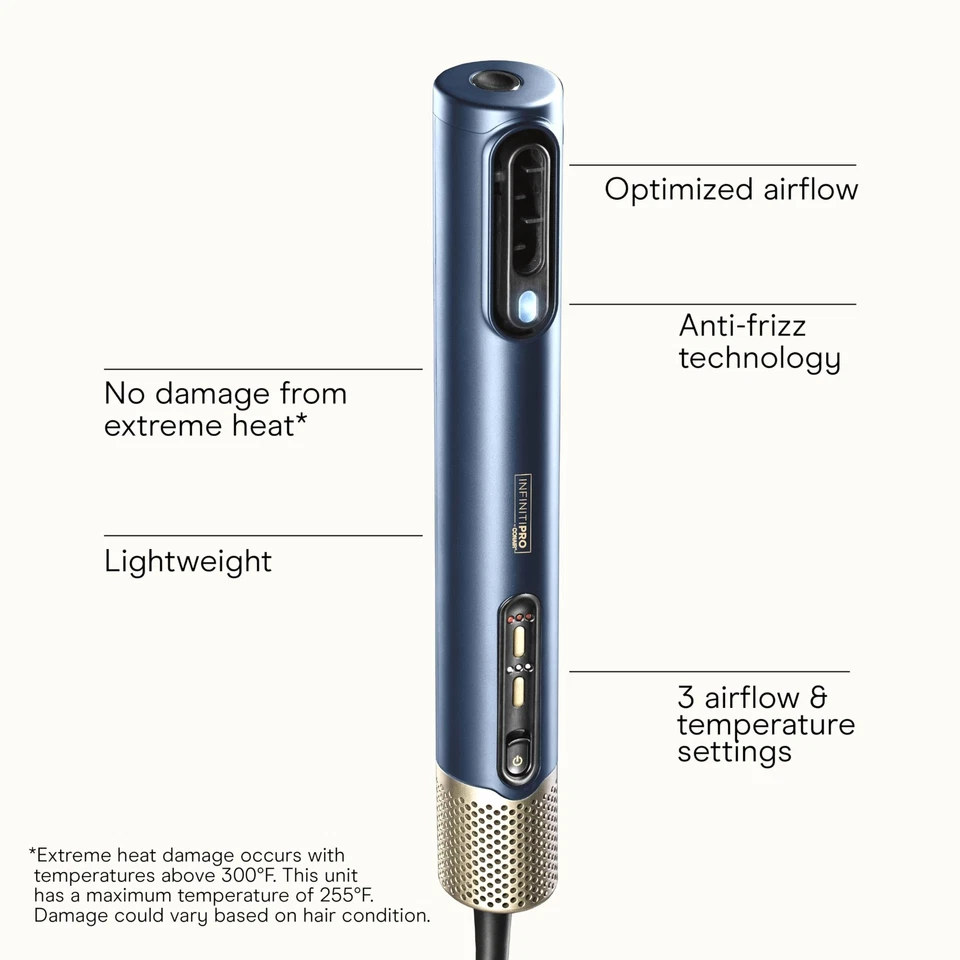 Varita de secado secador de pelo Infiniti PRO by CONAIR DigitalAIRE, plancha y S... Foto 2 de 4