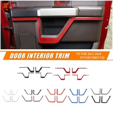 4PCS Interior Door Frame Cover Trim Decor For Ford F150 2015-2020 Accessories US