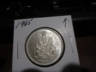 1965 - Canada 50 cent  - Canadian Silver half dollar -