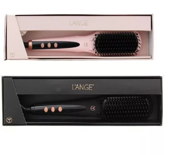 Hair brush straightener hot sale lange