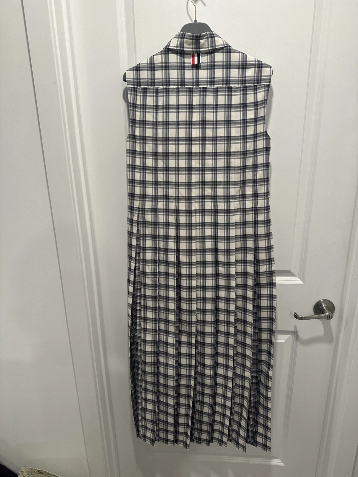 Abito a quadretti Thom Browne lunghezza pantaloni a pieghe taglia 38 lana