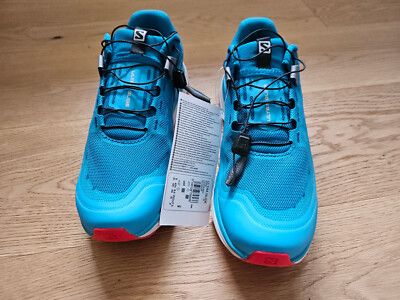 Salomon ULTRA Glide + UK 9 EU 43 1/3 + Crystal Teal blau + Trail Laufschuh