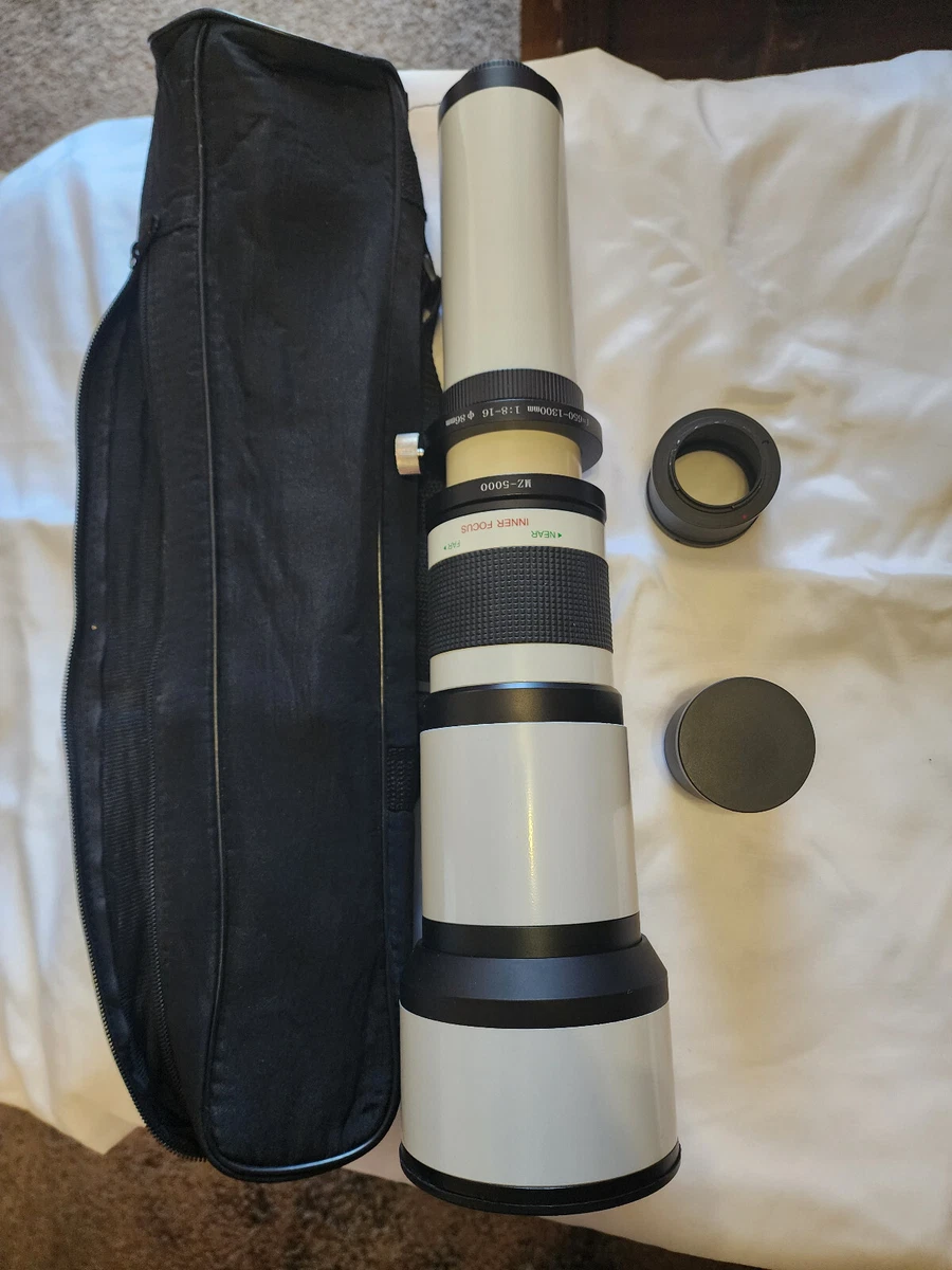 Téléobjectif zoom Vivitar 650-1300 mm F8-16 NOUVELLE TENUE