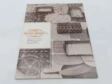 WORLD IMPORTS 1980'S CATALOG MCM Mid Century Modern vintage reference wicker