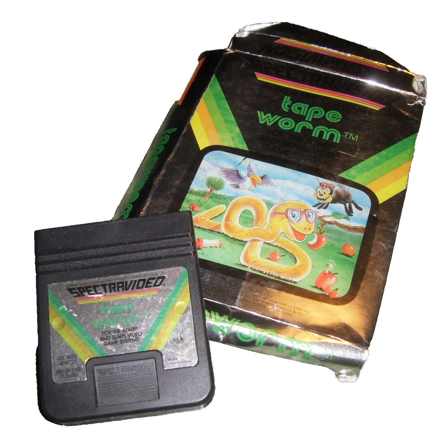 TAPEWORM Tape Worm jeu ATARI 2600 VCS boite box boxed SPECTRAVIDEO