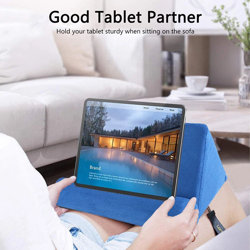 Tablet Pillow Holder Stand For iPad Book Reader Holder Rest Laps Reading Cushion - Image 4 of 4