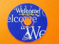 Vintage PC Software CD Disc Welcome To American Online, Inc AR030