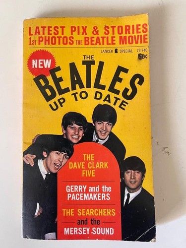 THE BEATLES UP TO DATE - LANCER BOOKS VINTAGE BOOK RARE LATE NITE BARGAIN! - 第 1/2 張圖片