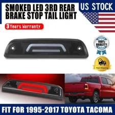 Smoked LED Third 3rd Rear Brake Stop Tail Light Lamp For 1995-2017 Toyota Tacoma