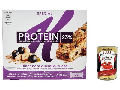 6x Kellogg's Special K Protein 23% Schwarze Johannisbeere 112g+Polpa 400g