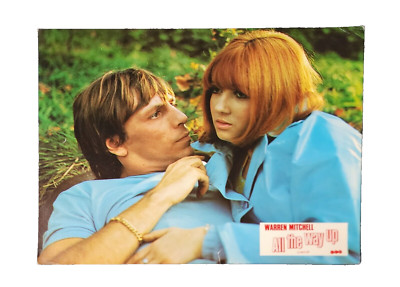 All the Way Up Lobby Card Original Vintage 1970 Warren Mitchell Elaine Taylor