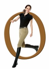 Ovation Euroweave Side Zip Breeches for Girls