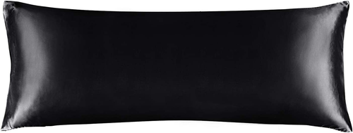 Satin Body Pillow Cover, Super Soft and Cooling Body Pillow Pillowcase for Hair