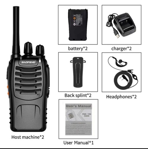Baofeng BF 888S Walkie Talkie UHF 400 470MHz dalekiego zasięgu dwukierunkowe radia szynowe XTTT - Zdjęcie 25 z 25