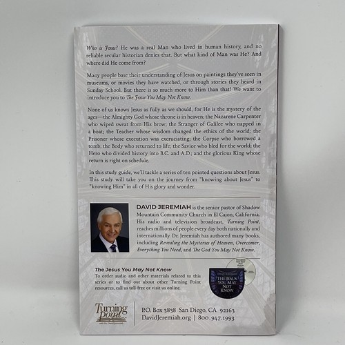 Der Jesus, den du vielleicht nicht kennst 10 DVDs Hardcover Buch Studienführer Posten David Jeremiah - Bild 5 von 8
