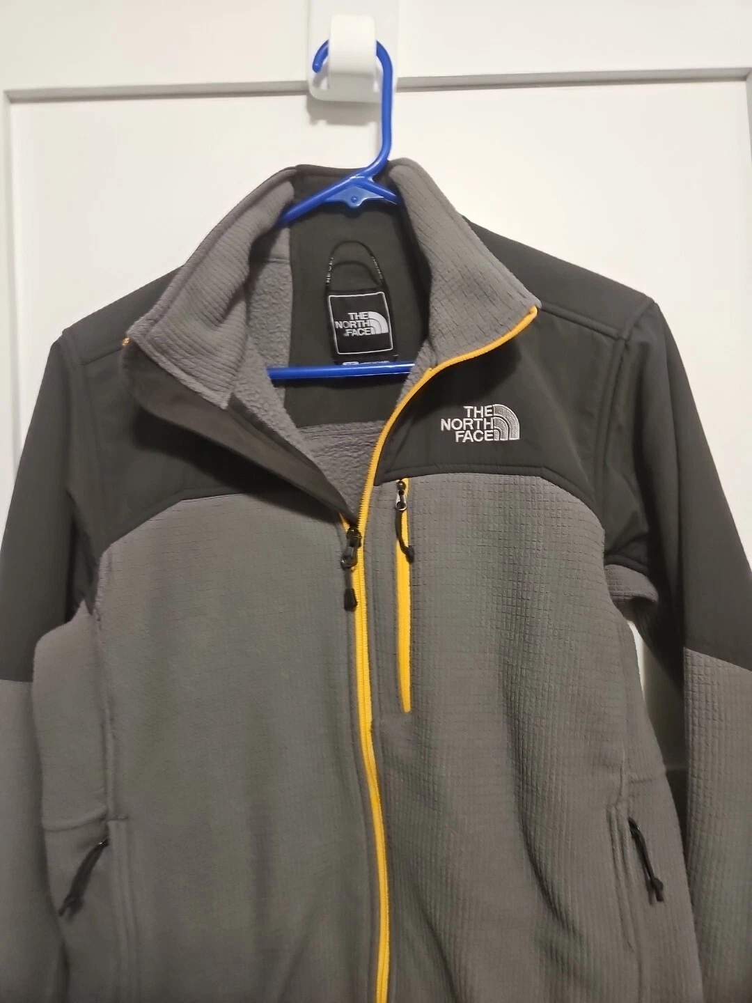 north-face zip fleece honey comb jacket
